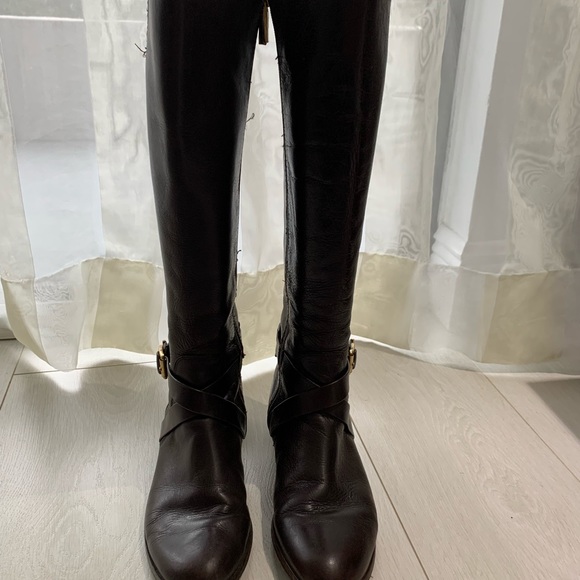 Louise Et Cie Lo-Lienz Tall Brown Riding Boots size 9M/39 - Picture 8 of 16